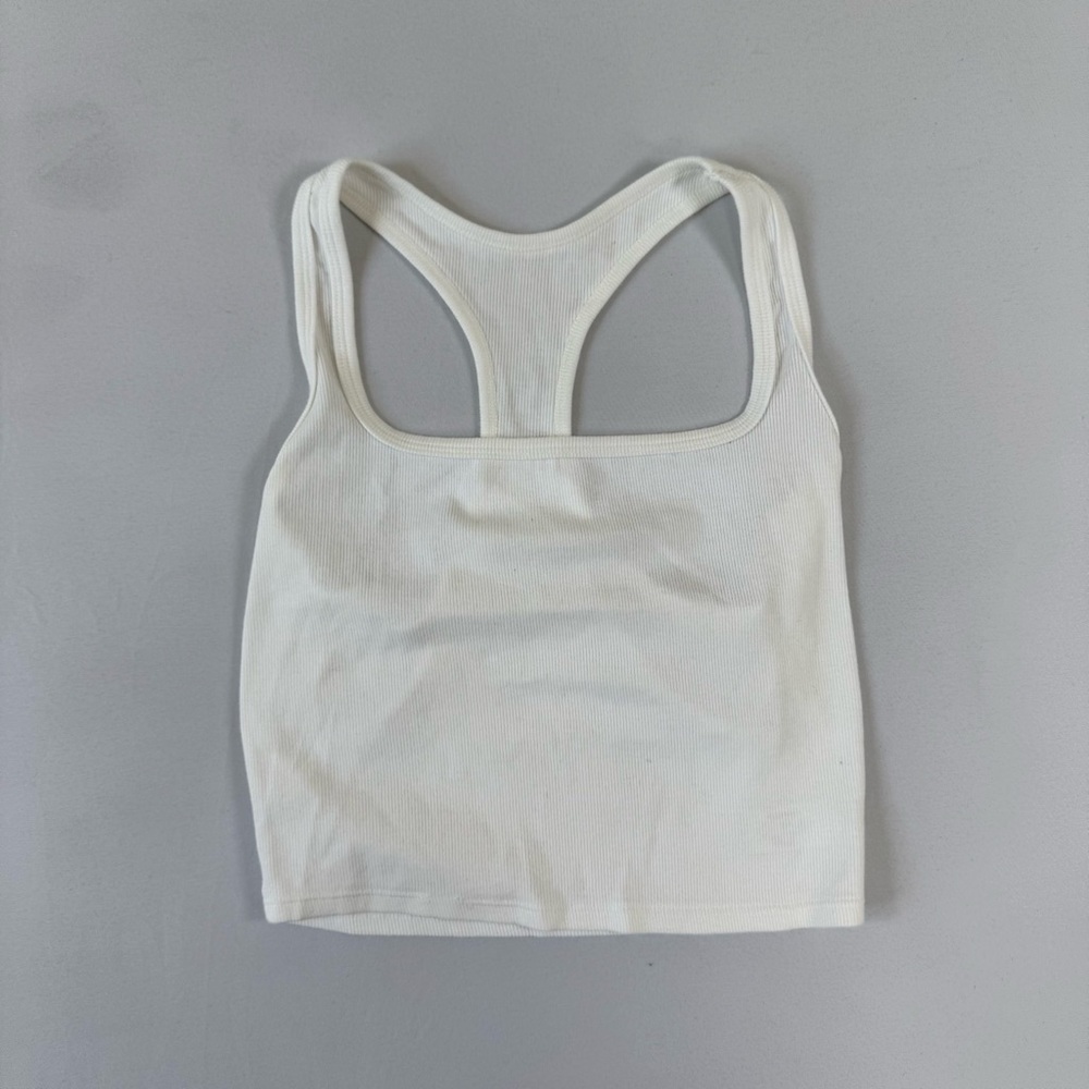 Cotton Cropped Tank Top